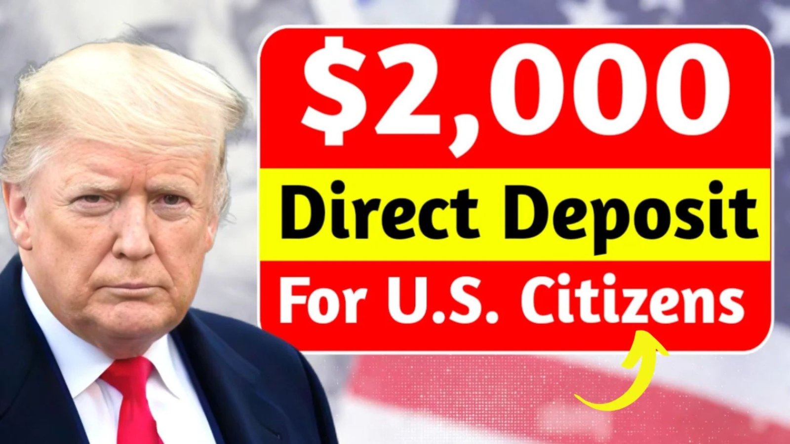 $2,000 Direct Deposit for US Citizens in November 2025